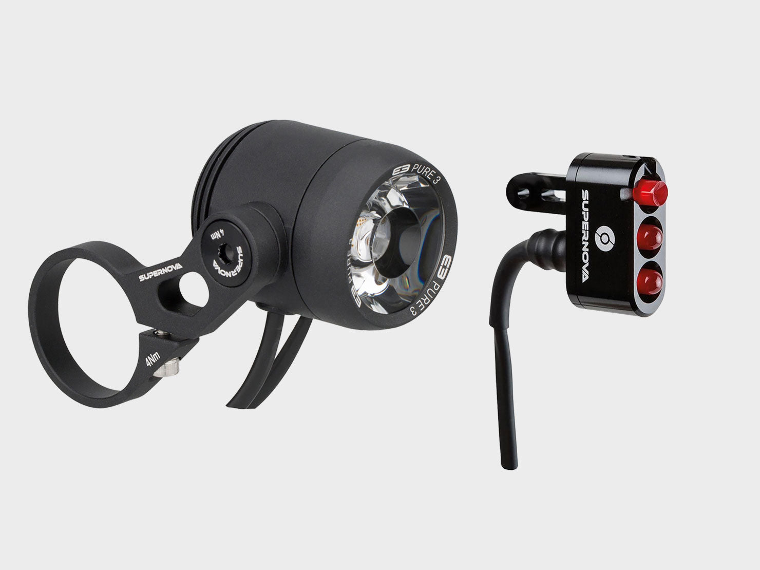 Omnium Supernova 12v E-Bike Light Set